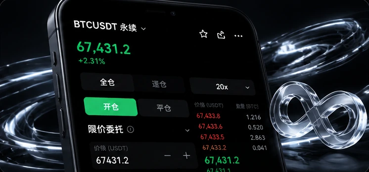 合约交易界面展示
